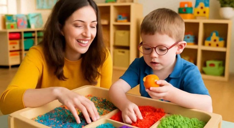 Desenvolvimento motor e sensorial no TEA